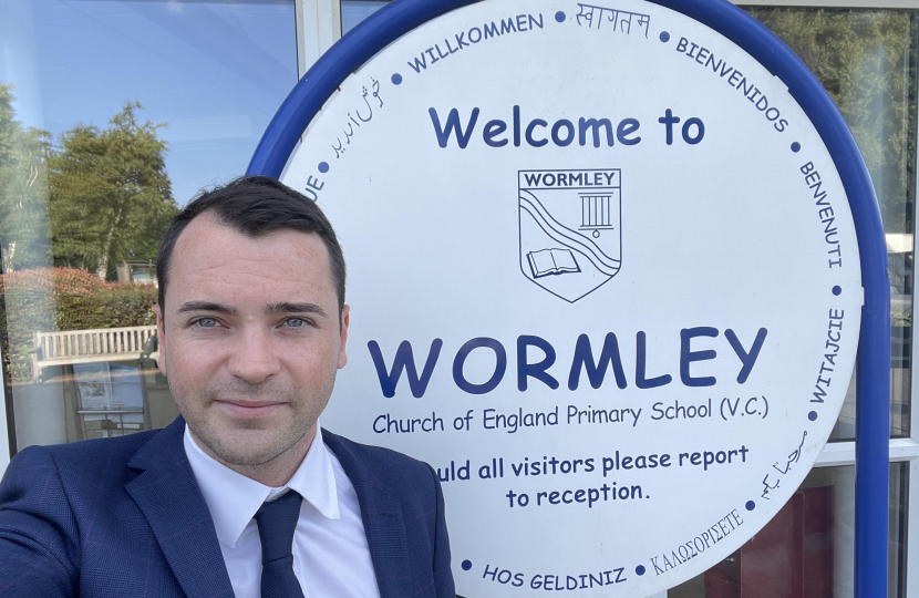 I'm a School Governor at Wormley Primary School 