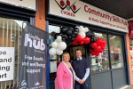 Lewis opened the Skills Hub in Waltham Cross